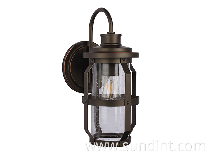 Zdo 5843w 1m Orb 60W Steel Wall Lantern Zdo 5843w 1m Orb 60W Steel Wall Lantern